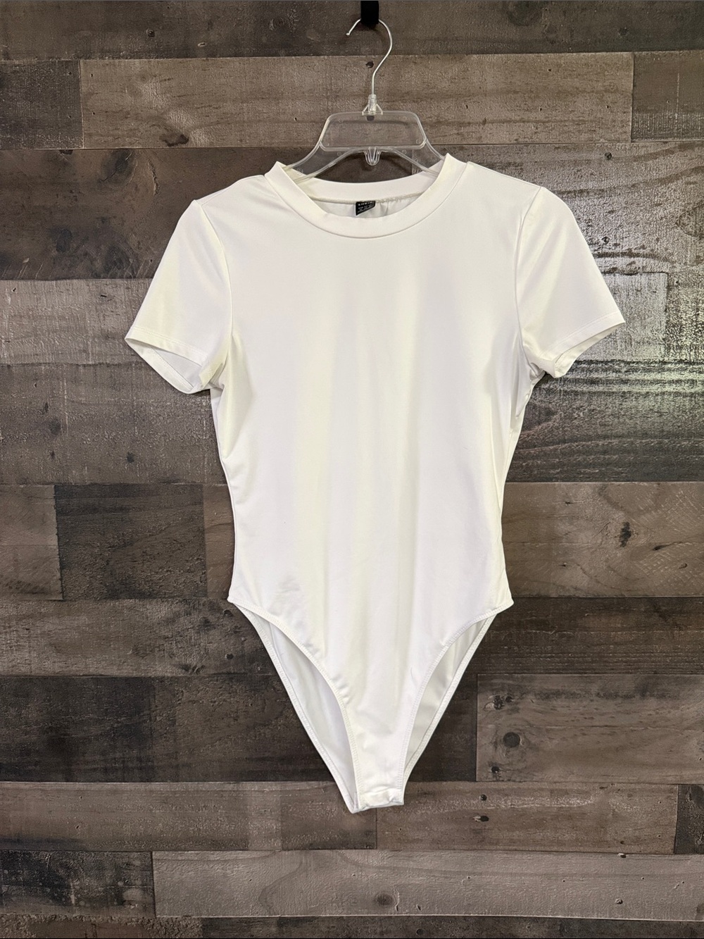 White Short-Sleeve Bodysuit
